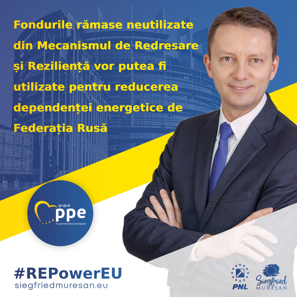 europarlamentar pnl Siegfried Mureșan Planul REPowerEU