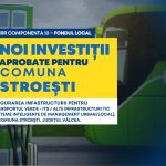 fonduri din PNRR de peste 160 mii lei pentru investiția în infrastructura locală din localitatea Stroești