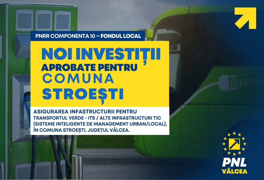 fonduri din PNRR de peste 160 mii lei pentru investiția în infrastructura locală din localitatea Stroești