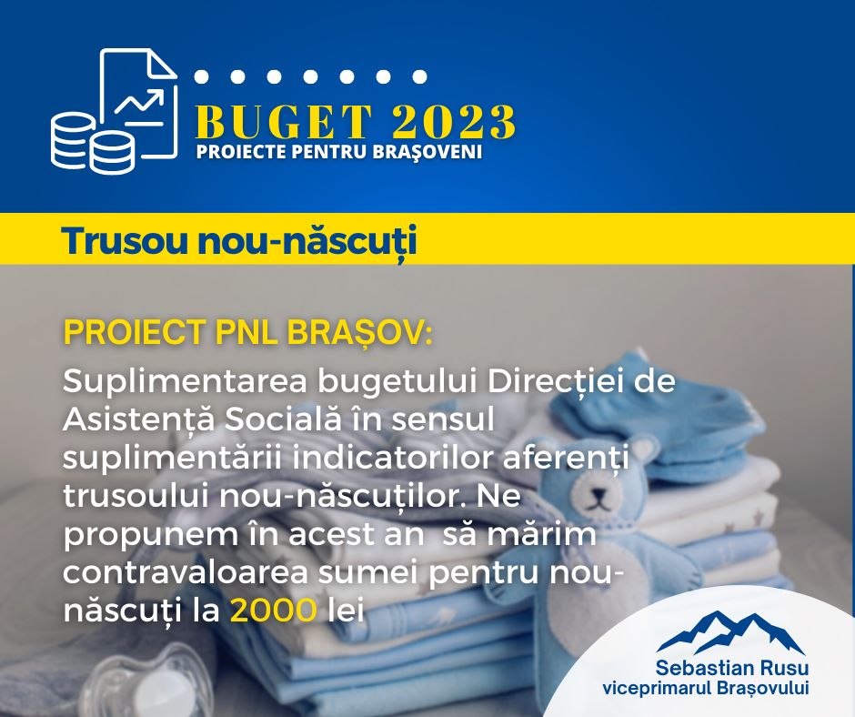 Brașov proiect PNL pentru suplimentarea bugetului direcției de asistență socială