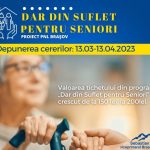 Brașov Viceprimarul Sebastian Rusu anunță creșterea valorii tichetului din programul ”Dar din Suflet pentru Seniori”