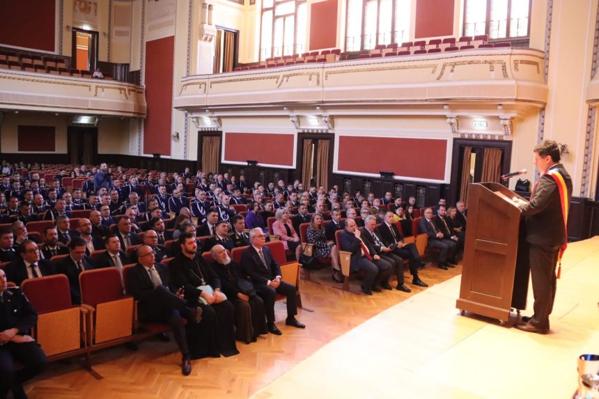 CJ Arad președintele Iustin Cionca a vorbit la evenimentul dedicat Zilei Poliției Române