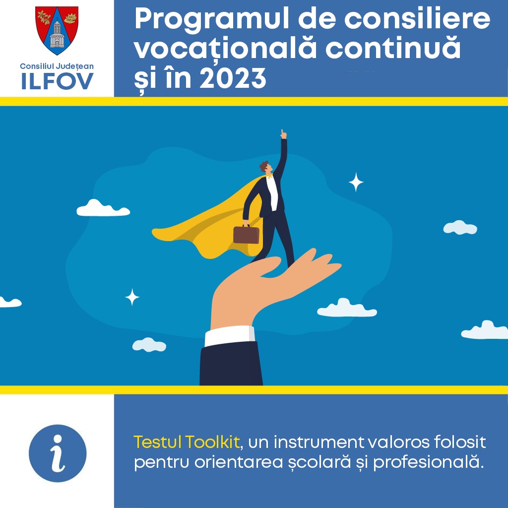 CJ Ilfov anunță continuarea programului de consiliere vocațională