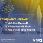 Inițiative liberale votate în ședința Consiliului Local al Sectorului 3: Grădina Muzicală, Clubul Sportiv Titanii și Ora de Educație Rutieră
