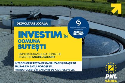 Vâlcea edilul liberal Dumbravă Ion Alin a obținut finanțare pentru introducerea rețelei de canalizare și stație de epurare în satul Boroșești