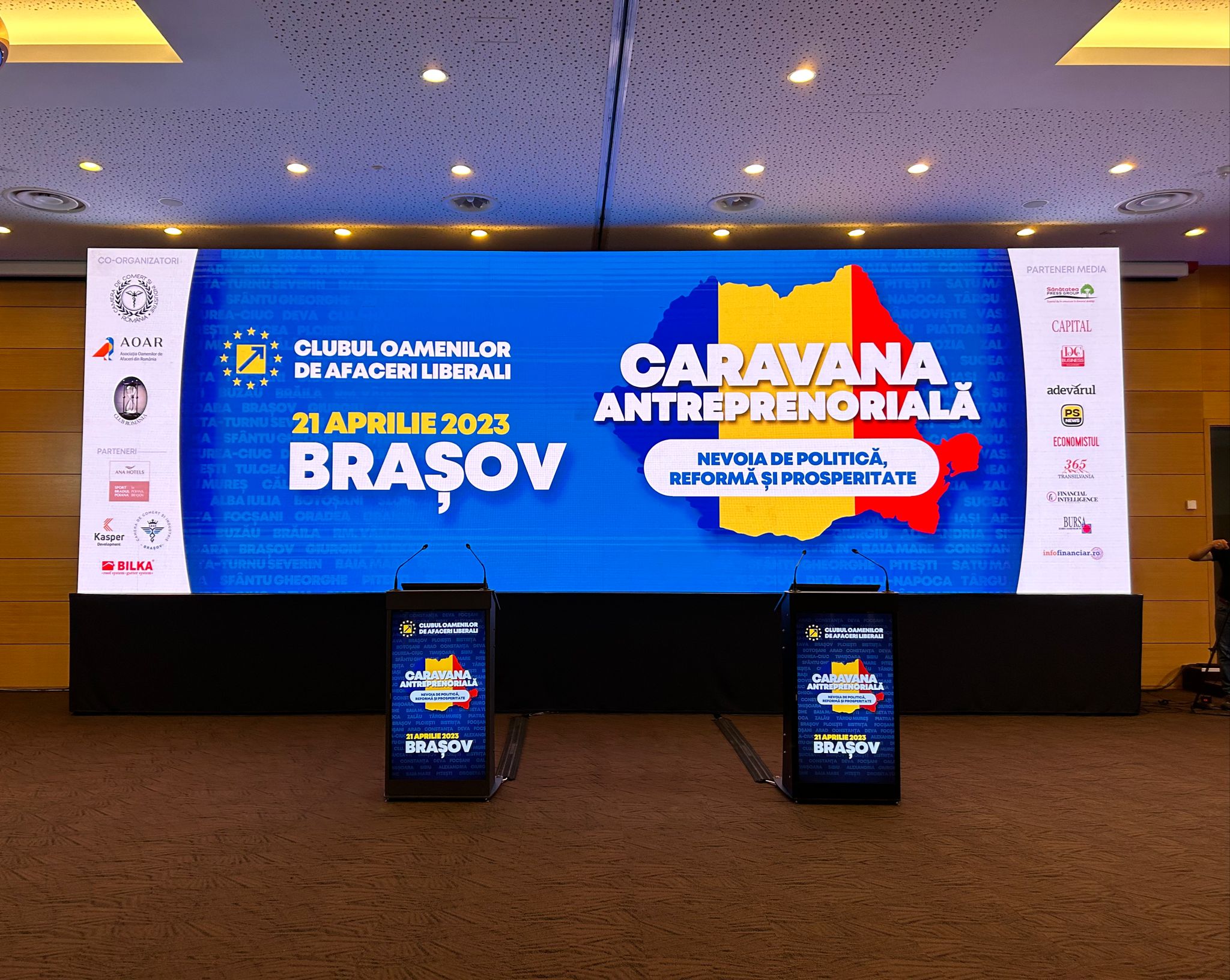Viceprimarul Sebastian Rusu: Caravana Antreprenorială a fost organizată în Poiana Brașov de către Clubul Oamenilor de Afaceri Liberali (COAL)