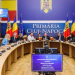 Primarul Emil Boc a discutat despre colaborările dintre Cluj-Napoca și orașul Ungheni cu reprezentanții municipalității moldovene