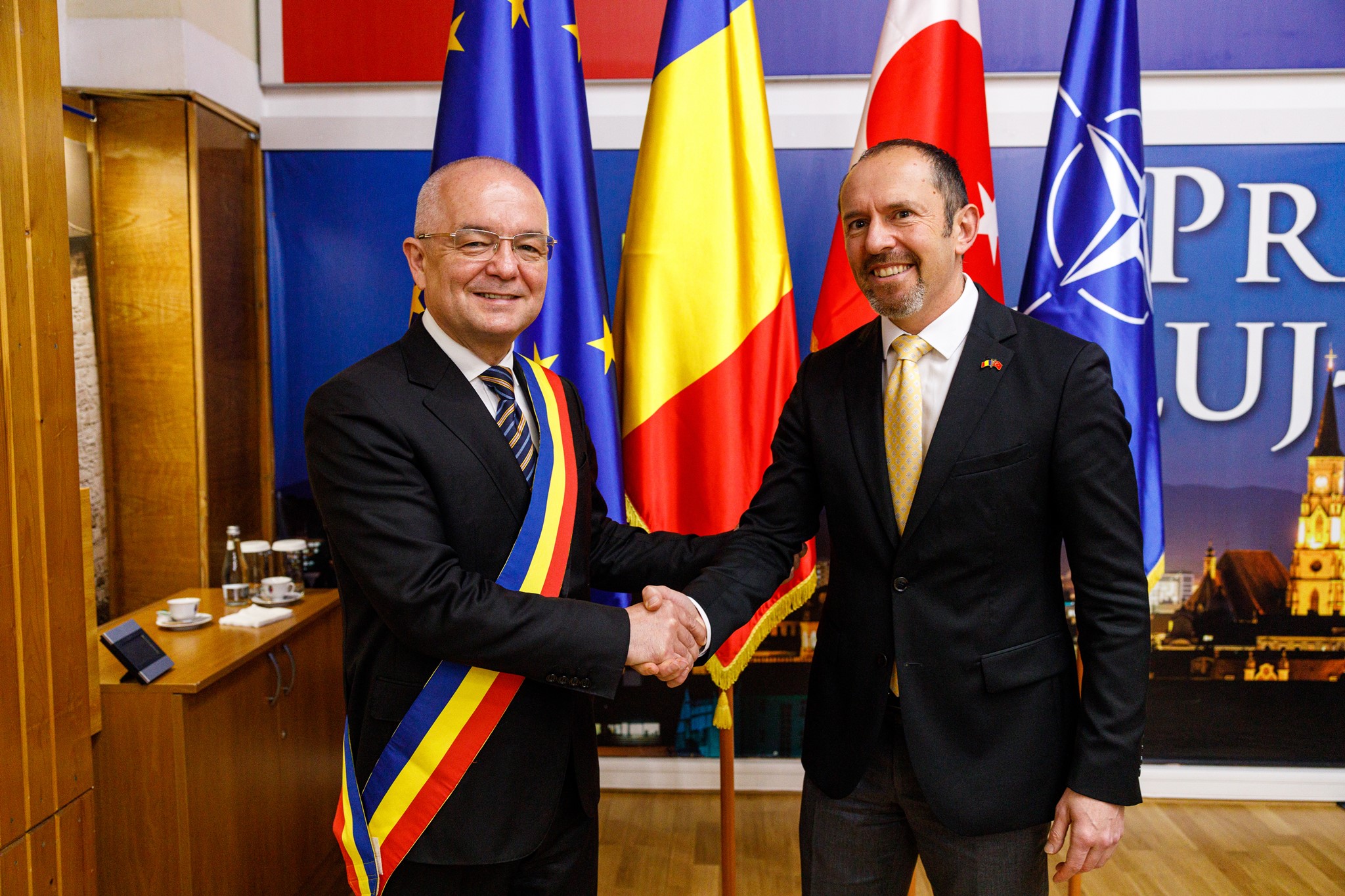 Primarul Emil Boc si Ambasadorul Republicii Turcia în România