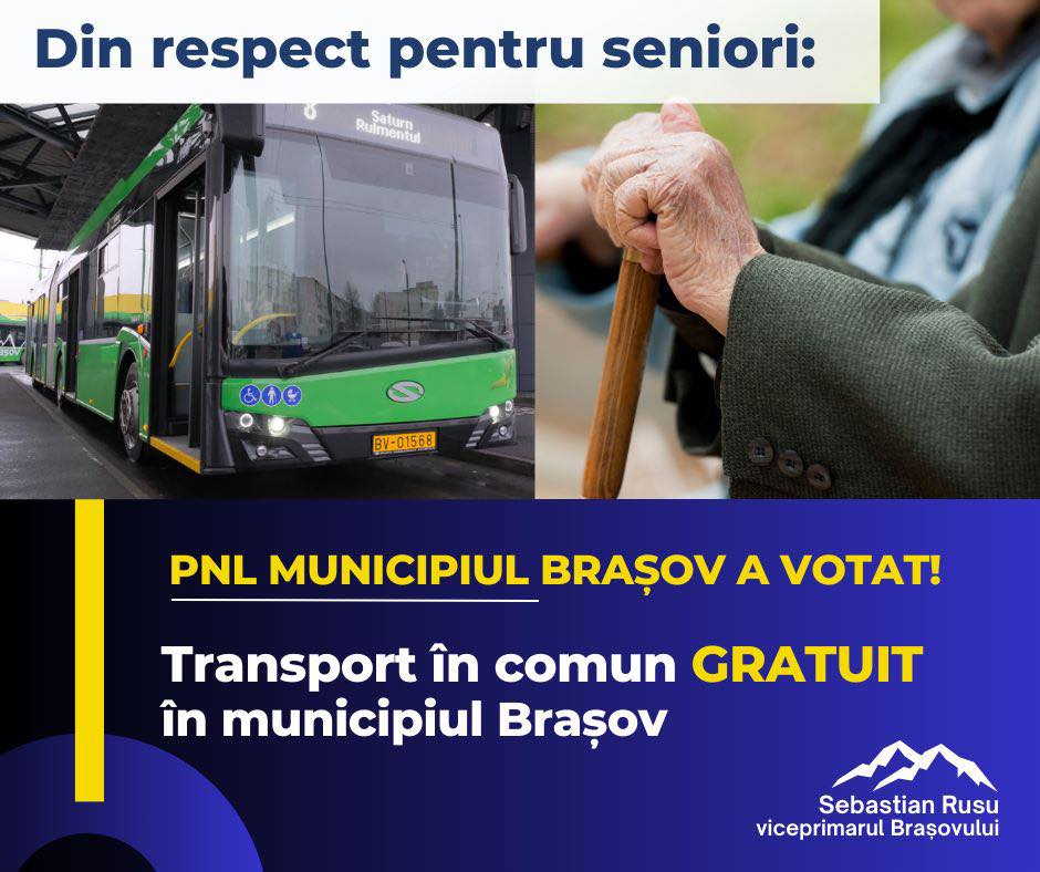 transport public în comun gratuit pentru seniori