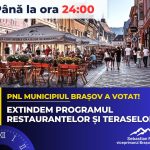 Brașov: Viceprimarul Sebastian Rusu anunță extinderea programului restaurantelor și teraselor din zona istorică