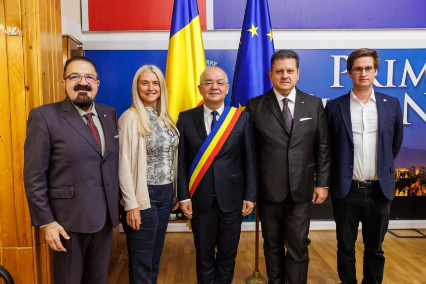Cluj-Napoca: Primarul Emil Boc a primit vizita reprezentanților Confindustria România