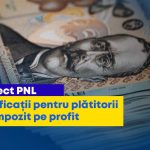Senatorul Liviu Dumitru Voiculescu: Proiect PNL de bonificații pentru plătitorii de impozit pe profit