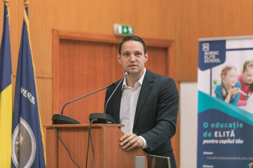 Vicepreședintele CJ Ilfov Ștefan Rădulescu a prezentat un raport privind învățământul ilfovean