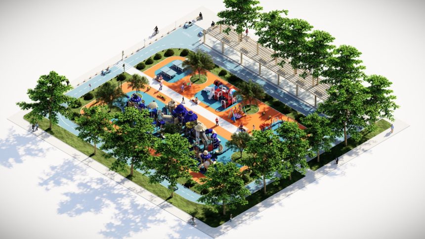 Primarul Florin Oancea: Locul de joacă din Parcul ”Cetate” Deva va fi complet modernizat