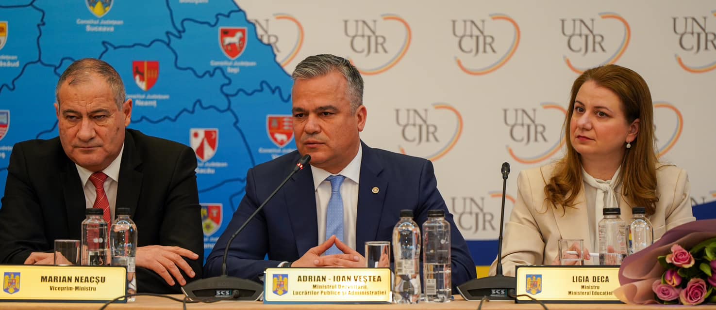 Ministrul Adrian Veștea a participat la Adunarea Generală a Uniunii Naționale a Consiliilor Județene