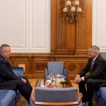 Preşedintele Senatului Nicolae Ciucă s a întâlnit la Palatul Parlamentului cu Mathias Cormann, secretarul general al Organizației pentru Cooperare și Dezvoltare Economică