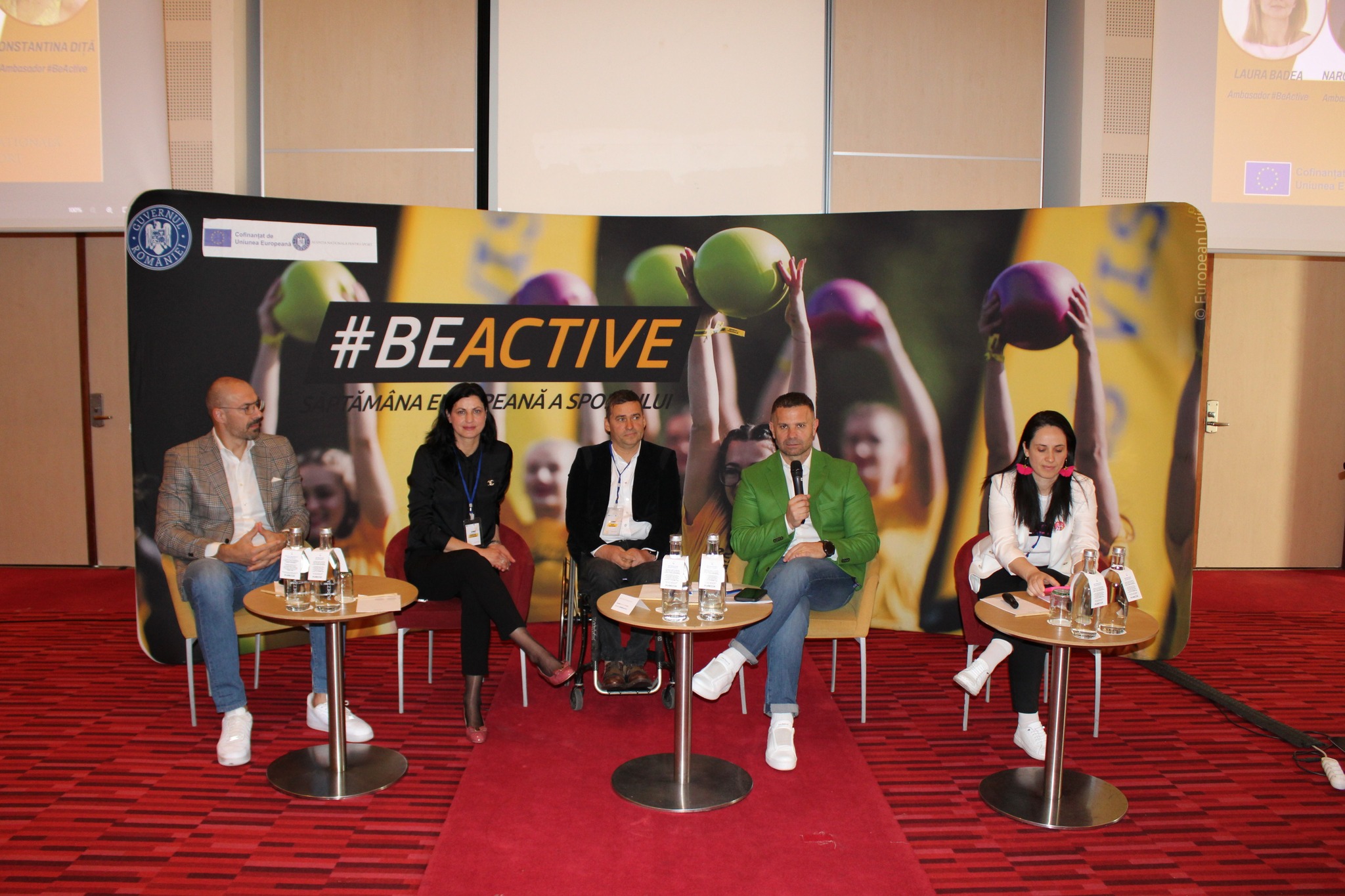 Vicepreședintele Agenției Naționale pentru Sport Gabriel Toncean a deschis conferința din cadrul proiectului România #BeActive