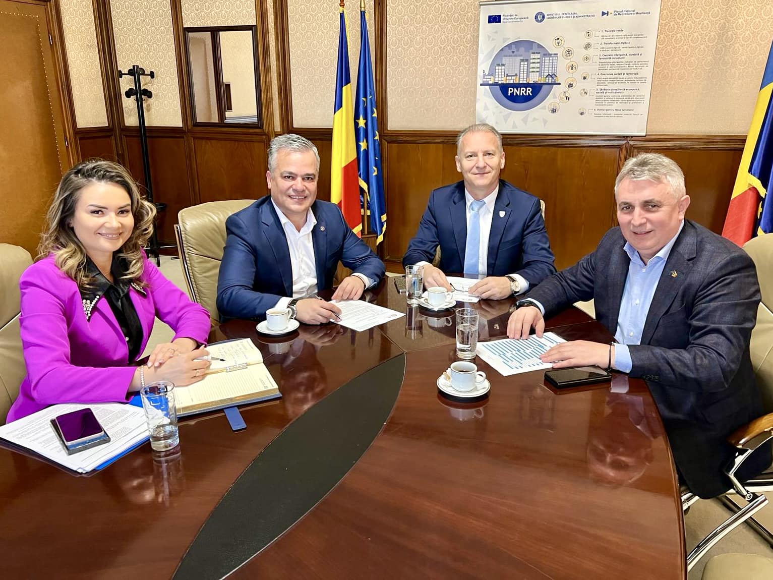 Ministrul Adrian Veștea a discutat cu Președintele CJ Sălaj Dinu Iancu Sălăjanu despre investițiile din județul Sălaj