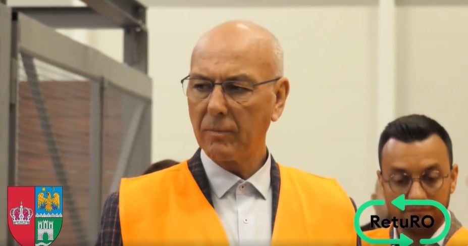Președintele CJ Brașov Şerban Todorică Constantin a participat la deschiderea celui de al treilea centru de reciclare din România a RetuRO