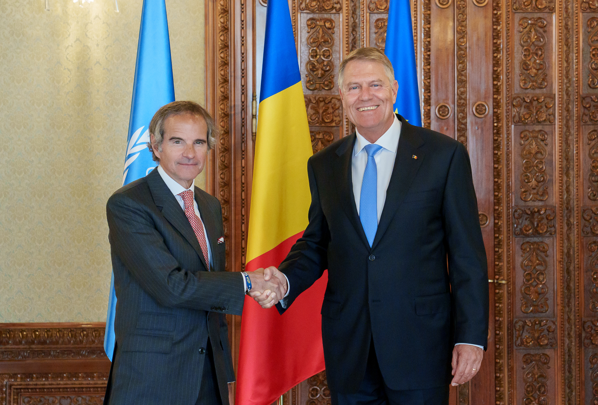 Preşedintele Klaus Iohannis l a primit la Palatul Cotroceni pe Directorul General al Agenției Internaționale pentru Energie Atomică (AIEA), Rafael Grossi