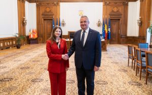 Preşedintele Senatului Nicolae Ciucă a primit vizita ministrei Justiției din Republica Moldova, Veronica Mihailov Moraru