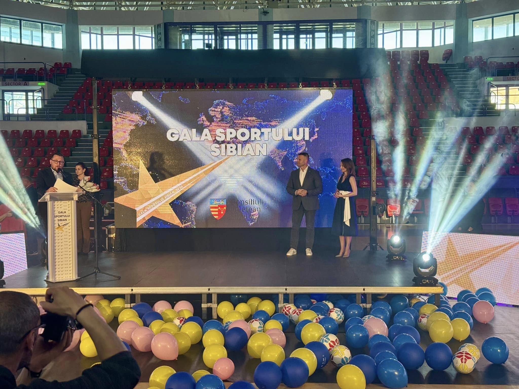 Vicepreședintele Agenției Naționale pentru Sport Gabriel Toncean a participat la Gala Sportului Sibian